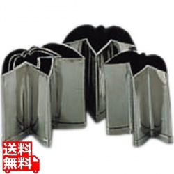 MT手造業務用野菜抜型5P竹 写真1