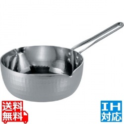 TKG共柄厚板 IHアルミ雪平鍋16cm ※ IH対応 IH (100V/200V)とガス火対応 写真1