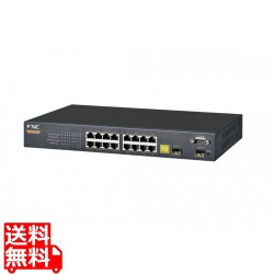 FXC5218PE 16ポート10/100/1000Mbps管理機能付PoEスイッチ 写真1