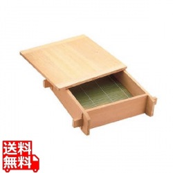 木製 角セイロ 関東型(サワラ材) 写真1