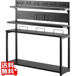 デスクサイドPCラック BHS-1000SS-BK 『天板拡張&PC格納 