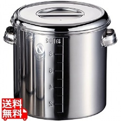 AG18-8目盛付深型キッチンポット 22cm(手付) 写真1