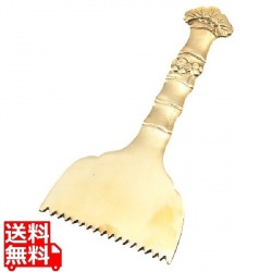 真鍮製 灰ならし 松竹梅 ( 90mm ) 写真1