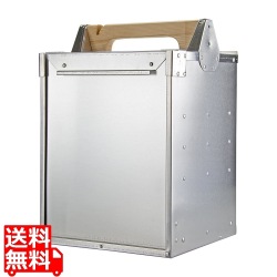 アルミ出前箱 縦型 3ヶ入 写真1