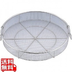 18-8給食用手付蒸しカゴ 65cm 写真1