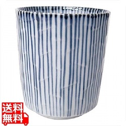 染付呉須十草面取湯呑 21208-402 写真1