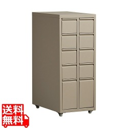 ドロワーキャビネット DCB-10D ベージュ 写真1