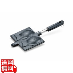 岩鋳 南部鉄器 たい焼き器 24030 日本製 鉄製 小さいたい焼き 約120×65mm カリッと焼ける 写真1