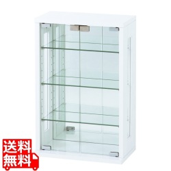 卓上コレクションケース縦型 ホワイト 写真1