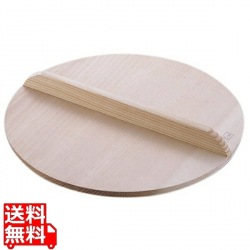 明)木製薄口鍋蓋33cm 写真1