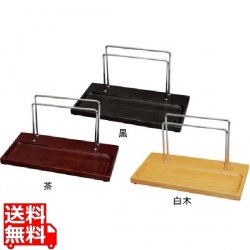 カスタートレイ&メニューブックスタンドOSE-66 白木 写真1