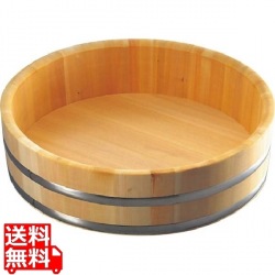 さわら 特上飯台 ステンタガ底竹巻 54cm 3升 34-45 業務用 写真1