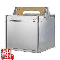 アルミ出前箱 縦型 2ヶ入 写真1
