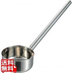 カシワ18-8ステンレス柄目盛付水杓子16cm(1400cc) 写真1