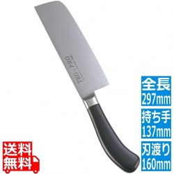 TKG PRO 抗菌カラー 菜切庖丁 16cm ブラック 写真1