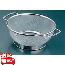 ミネックス 18-8 B型手付 ザル 24cm 写真1