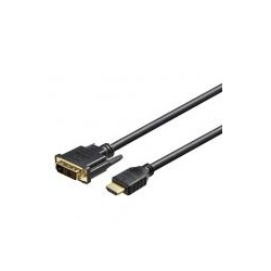 HDMIケーブル DVI変換 2m ブラック 写真1