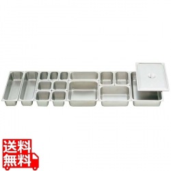 18-8 ホテルパン 1/2 25mm 2121 業務用 写真1