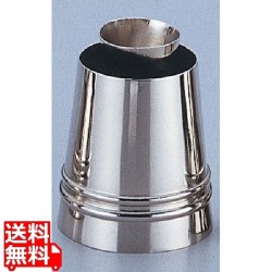 真鍮製ダブル口金 丸型 ヘソ高 写真1