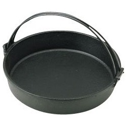 鉄吊付すき焼鍋22cm 写真1