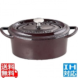 ボン・ボネール ココットオーバル17cm オーベルジン ※ IH対応 IH (100V/200V)とガス火対応 写真1