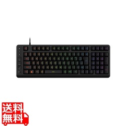 HyperX Eve 1800 ゲーミングキーボード メンブレン 有線 USB-A 日本語配列 1800レイアウト 日本正規代理店品 2年間保証 ブラック HXR-B7JE0AA#ABJ 写真1