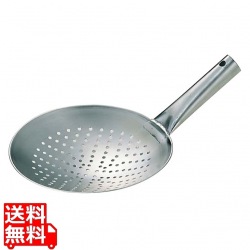 EBM ステンレス 中華 穴明 片手鍋 24cm 写真1