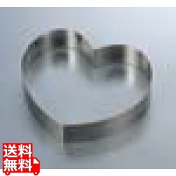 EBM 18-8 アルゴン溶接 ハート型 ケーキリング 150×H40 写真1