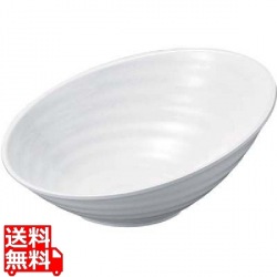 メラミン ロクロ目ハス切盛鉢小 35cm 写真1