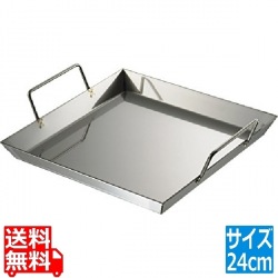 ステン角なべ24cm厚1.5mm 写真1