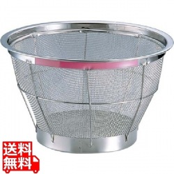 TKG NEWマンモス カラー 深型ざる27.5cm ピンク 写真1