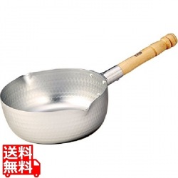 SSアルミ打出雪平鍋(上物)21cm 目盛付 ※ ガス火専用 写真1