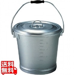 アルマイト 丸型一重食缶 211 (6l) 業務用 写真1