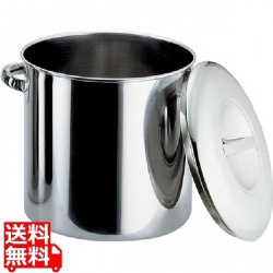 エコクリーン18-8内蓋式キッチンポット 20cm(手付) 業務用 写真1