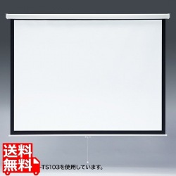 プロジェクタースクリーン(吊り下げ式) 写真1