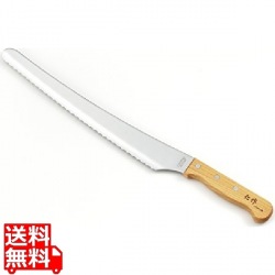 仁作 ステンレス製 波刃ナイフNo3010 中 写真1