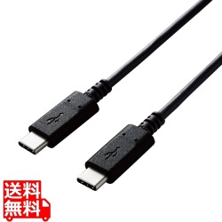 USB2.0ケーブル/C-Cタイプ/認証品/PD対応/3A出力/3.0m/ブラック 写真1