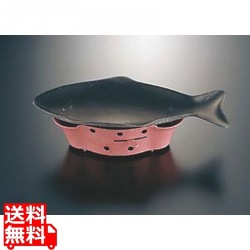 魚型コンロセット トレー410X180XH55 写真1
