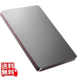 アイ・オー・データ機器 1TB ポータブルハードディスク USB3.0/2.0対応「カクうす」 Black×Red HDPX-UTS1K 写真1