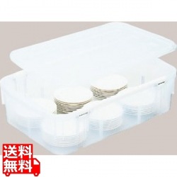 食器ポリテナー SY-48 深型 クリア ポリプロピレン 写真1