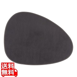 ジックザック プレースマット ユニ ストーン ブラック 写真1