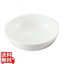 丸型リブド サラダボール RSB8CW(148)ホワイト 写真1