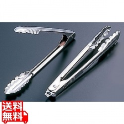 18-0エドランド万能トングストッパー付 小 写真1