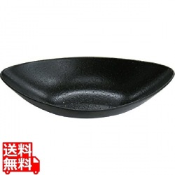 天目砂鉄 舟形ボール 24cm 写真1