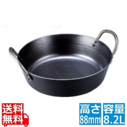 神田鉄鍋/鉄揚鍋 36cm(8.2L) 写真1