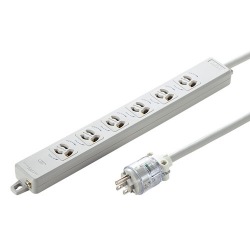 医用接地プラグ付き電源タップ 写真1