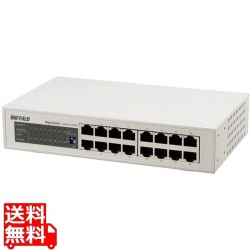 Giga スイッチングHub 金属筺体/電源内蔵 16ポート 写真1