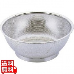 18-8 パンチング水切りざる 30cm 業務用 写真1