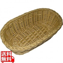 ザリーン社 PP製 オーバルバスケットS ナチュラル 109301 写真1