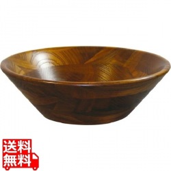けやき サラダボール(オイルカラー)130002 直径300 写真1
